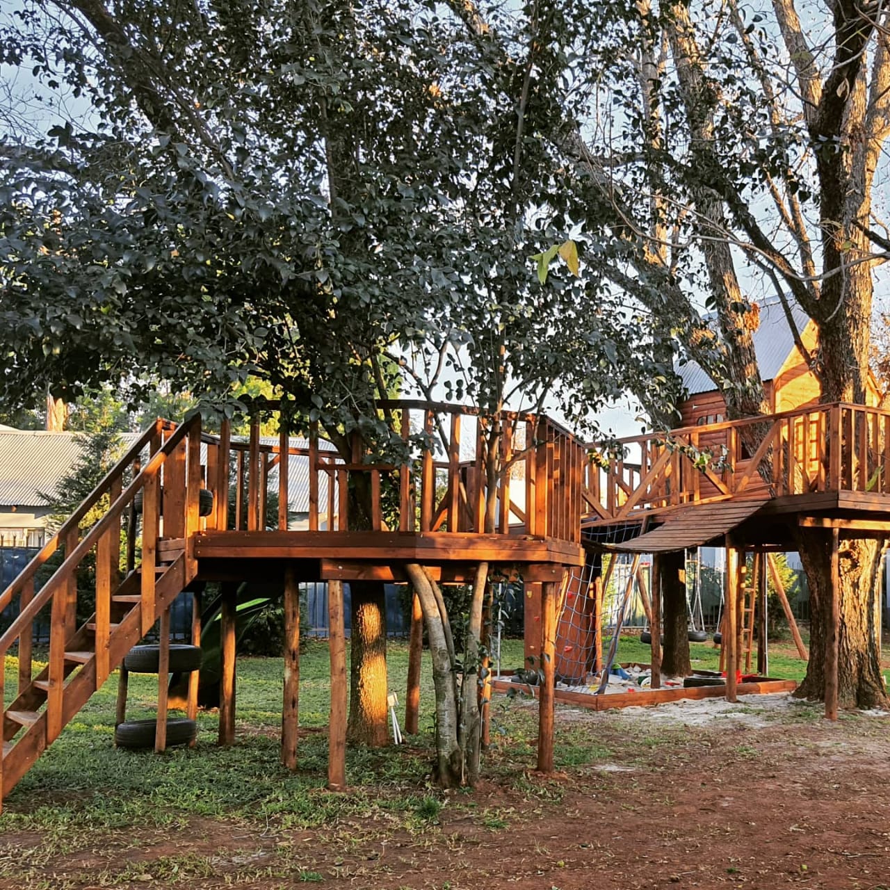 Children playing outdoors at The Play Date